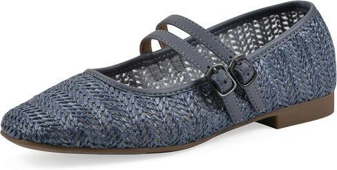 WHITE MOUNTAIN Women's Bocage Double-Strap Flat in Saudi Arabia