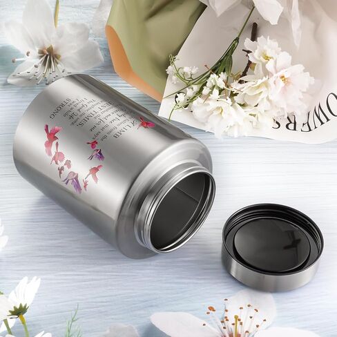 SOITIS Large Urns for Ashes Adult Male Female-Decorative Urns, Stainless Steel Funeral Keepsake for Ashes Remains Cremation Urn for Human Ashes for Women Man Hold Up to 150 Cubic Inch in Kuwait