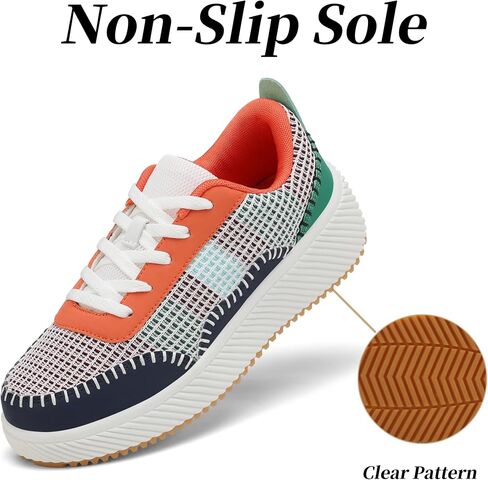 VZQ Platform Sneakers for Women,Comfortable Low Top Braided Womens Chunky Sneakers Casual Classic Tennis Shoes for Walking in Saudi Arabia
