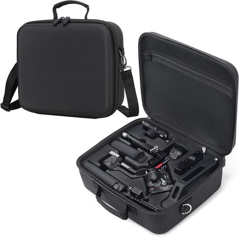 RS 4 Mini Carrying Case, Waterproof Portable PU leather Storage Shoulder Bag Travel Case for DJI RS 4 Mini Creator Combo Gimbal Lightweight Stabilizer & Accessories in Kuwait