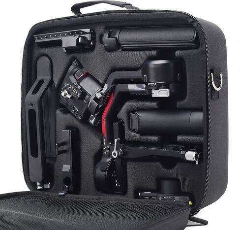 RS 4 Mini Carrying Case, Waterproof Portable PU leather Storage Shoulder Bag Travel Case for DJI RS 4 Mini Creator Combo Gimbal Lightweight Stabilizer & Accessories in Kuwait