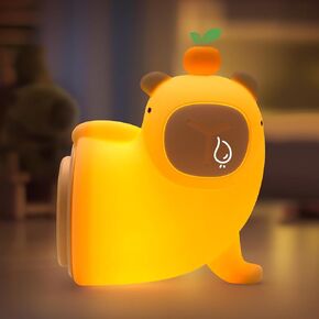 Capybara Night Light ، مصباح حضانة الحيوانات LED Silicone ، مؤقتًا 30 دقيقة بجانب المصباح للأطفال ، هدية مثالية للأطفال ، الأولاد ، الفتيات