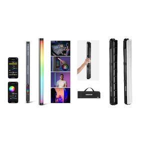 NEEWER TL60 RGB Tube Light with NS9S LED Light Diffuser Kit, Full Color RGBWW Photography Handheld LED Video Lighting Wand Stick Support APP/2.4G/DMX Control, 7 Pixel Effects 18 Scenes