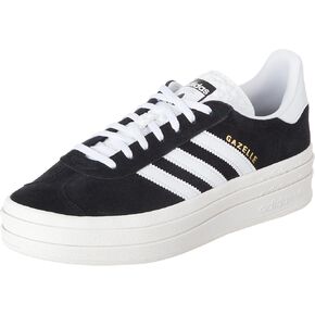 adidas CBLACK/FTWWHT/CWHITE Women's Gazelle Bold W blackFtwr Core White 6.5 US, Wide