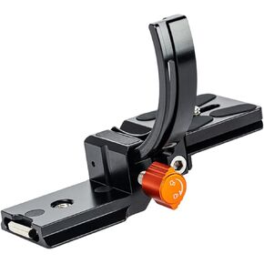 Fotopro Camera Vertical Bracket Rotatable Collar Mount Plate for Camera Tripod Mount Ring Lens Holder, Fits Arca-Type Plates Supports 64.8mm Lens for Horizontal & Vertical Shooting X-Rotator 75 Orange