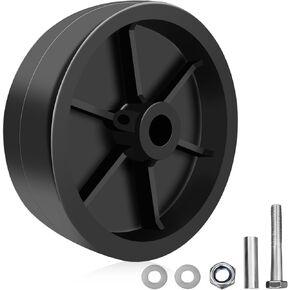 6-Inch Trailer Jack Wheel Replacement trailer Trailer Tongue Jack Wheel Hitch Utility Trailer Jack Replacement Parts Trailer Wheel Jack 1200lb Capacity