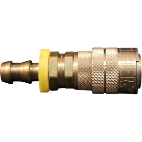 Milton 1717 - 6 3/8" Hose Barb M Style Push On and Lock Coupler - Box of 10