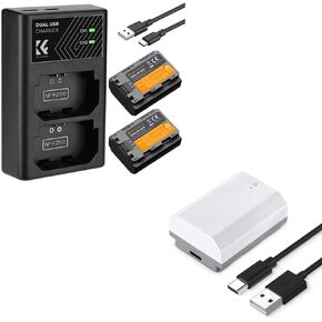 NP-FZ100 Battery Charger & 2600mAh USB-C NP-FZ100 Battery
