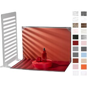 10Pcs 20Patterns Small Product Photography Backdrops Kit Photo Background Food Photography Backdrop Board with Shadow Props and Carrying Bag (16.5X11.7inch)