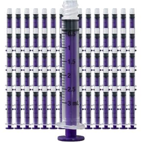 ENFit Low Dose Tip Syringes, 3ml (Pack of 50)