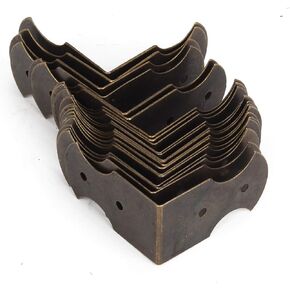 BQLZR Decorative Vintage Box Corner Guards 0.94x0.51inch Edge Cover Pack of 20