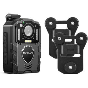 BOBLOV Bundle Deal, KJ25 Body Camera (only Camera) and A Pair of 6 Magnet Clip