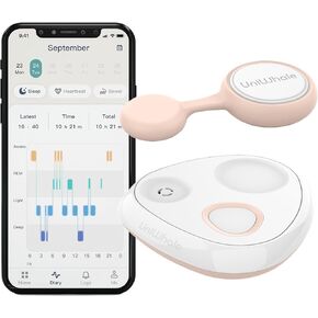 AI Smart Baby Monitor w/Free App, Tracking Breathing, Heart Rate & Sleep, Real-Time Alerts, Wireless & Portable, for Newborns to Toddlers (0-7 Years)