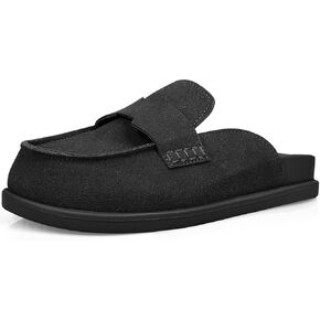 Suede Womens Clogs Comfortable Arch Support Mules & Clogs for Women Non-Slip Platform Slip On Shoes