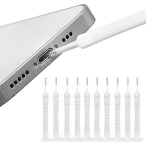 10 Pack Phone Charge Port Cleaning Tool Kit,Anti-Clogging Mini Brushes Cleaner for Airpods 4,Charging Port and Speaker,Multifunctional Cleaning Tool Compatible with Galaxy S25 Ultra,Tabet Camera Etc