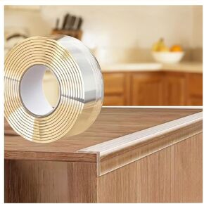Clear Edge Protector, 1.18in Width x9.84ft Length(3cmx3m) Self-Adhesive Table Edge Guard,Sharp Edge Wrap Cover Tape，Furniture Corner Protectors