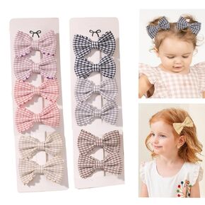 Hjiaruiky 12 PCS Hair Bows for Girls Toddler Hair Clips Cute Baby Hair Clips Bows Hairpins Hair Accessories for Little Baby Girl Toddlers Kids