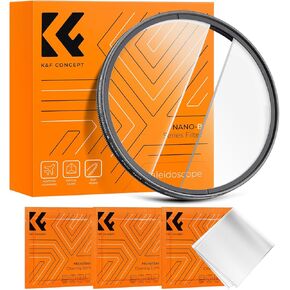 K&F Concept 58mm Center Field Split Diopter Effect Filter Keeps The Focus, Multi-Layer Coated Subjects Center Opening Focus Filter for Camera Lens