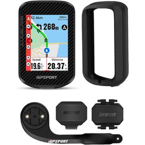 iGPSPORT BSC300T Wireless Bike Computer GPS, Touchscreen Offline MAP Navigation Off Course Warning Compatible with Insta 360, for Ebike Road Bike MTB