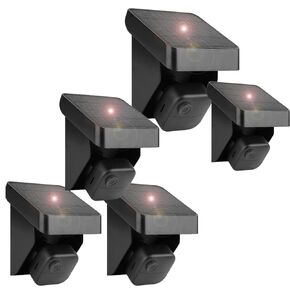 Uogw 5PACK Solar Panel Charging Mount Compatible with Blink Outdoor 4 (4th Gen)/Blink Outdoor XT3/XT2/XT Camera,IP67 Weatherproof,Internal 3300mAh Battery Continuously for 365 Days
