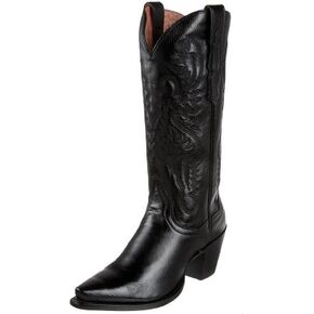 Dan Post Leather Maria Womens Black 13 Napalino Fsh Western Cowboy Boot