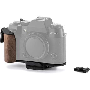 Tilta Vintage Camera Cage متوافق مع مجموعة Fujifilm X-T50 قاعدة (فضية)