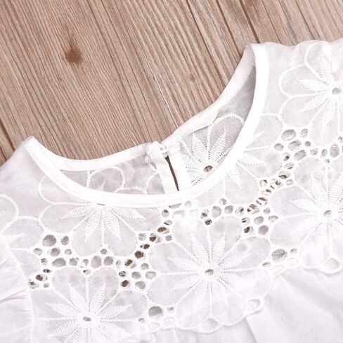 Happy Town Toddler Kids Baby Girls Outfits Clothes T-Shirt Blouse Tops and Floral Shorts Pants Suit 2PCS Set in Kuwait