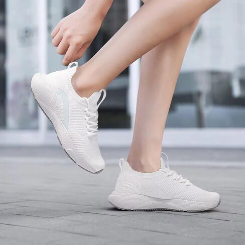 Lamincoa Women Slip on Walking Shoes Lightweight Running Shoes Casual Workout Gym Tennis Sneakers for Women in Saudi Arabia