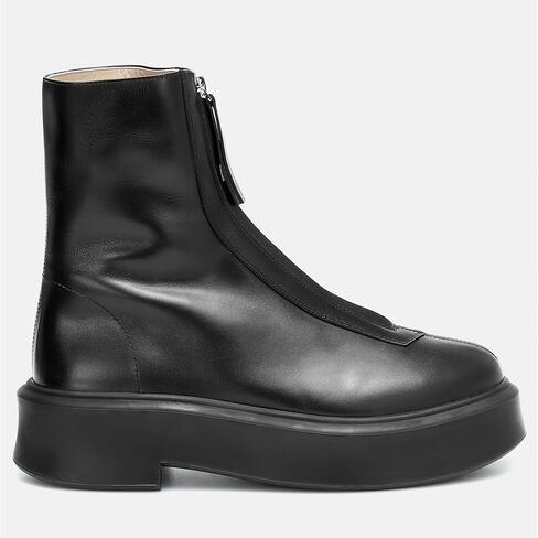 Women Suede Platform Ankle Boots Round Toe Comfortable Chelsea Boots Casual Chunky Low Heel Short Boots with Front Zipper in Saudi Arabia