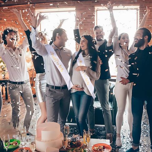 3 قطع طفل استحمام الطفل حزب الشاذة يا أمي لتكون أبي وشاح أن يكون دش بيضاء البيض أمينة أمي لتكون التاج شعر زخرفة لأم الحمل أن تكون هدية رضيع ترحيب ديكور ، in Kuwait