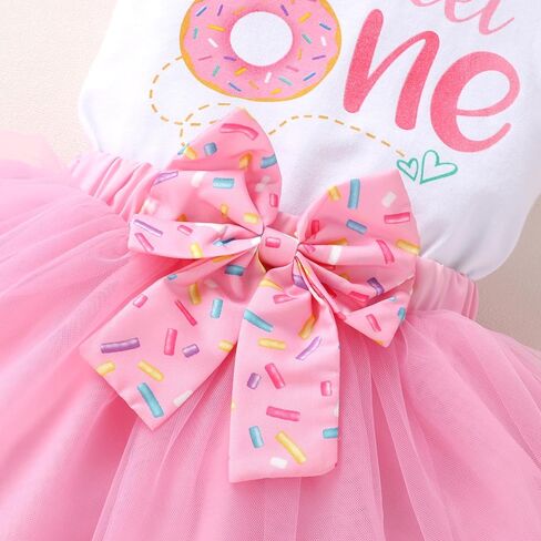 YOUNGER TREE Baby Girls 1st Birthday Outfit ONE Romper Tulle Tutu Skirt with Headband Sets Baby First Princess Dress in Saudi Arabia