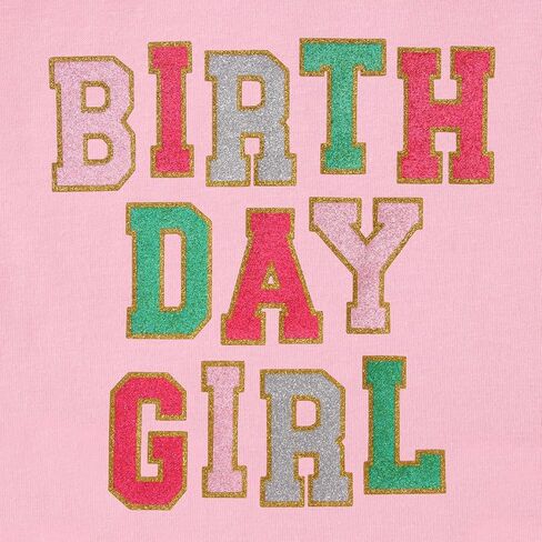 Birthday Girl Shirt for Toddler Kids Sequins Birthday Outfit T-Shirt Cute Summer Party Gift Tee Tops 2-6 Years in Saudi Arabia
