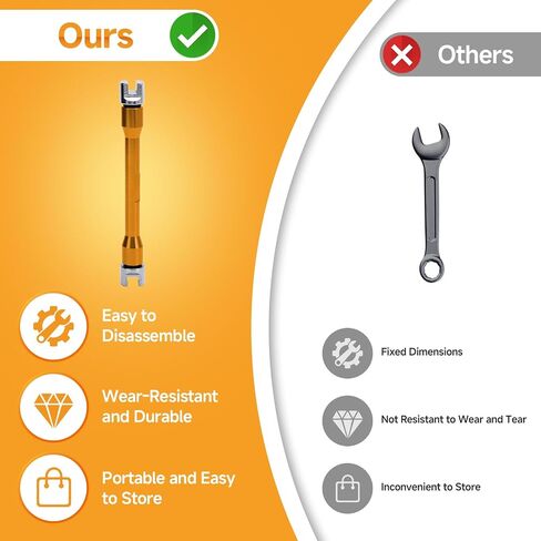 Motorcycle Spoke Wrench,CNC Spanner Set,Spoke Wrench Kit, Motorcycle Wheel Spoke Wrench 5.0-6.8mm with Storage Box for Most Motorbike (red) in Saudi Arabia