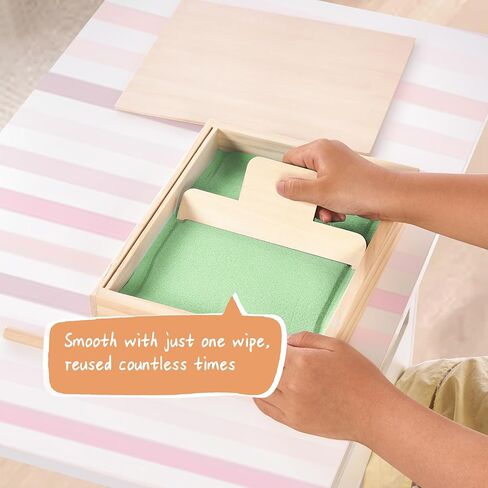 صينية رمل مونتيسوري للأطفال، صينية رمل للعب الكتابة مع غطاء للتدريب على كتابة الحروف والأرقام في الفصل الدراسي in Kuwait