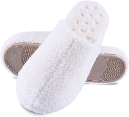 isotoner Women's Cozy Plush Terry Knit Joey Scuff Slippers-Memory Foam in Saudi Arabia
