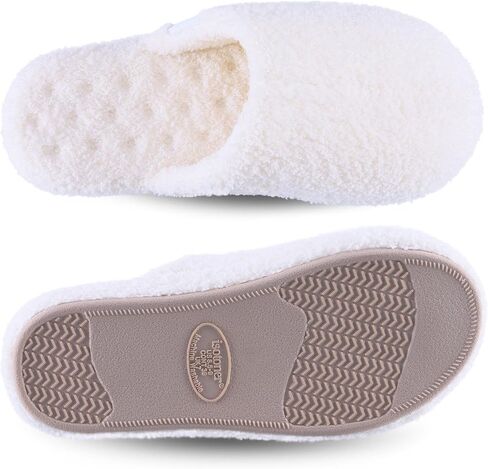 isotoner Women's Cozy Plush Terry Knit Joey Scuff Slippers-Memory Foam in Saudi Arabia