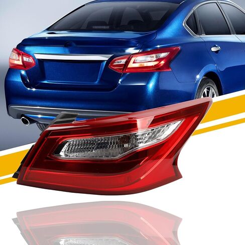Dasbecan Tail Light Assembly Compatible with 2016 2017 2018 Nissan Altima Rear lamp Right Passenger Side 265509HS0A NI2805106 in Saudi Arabia