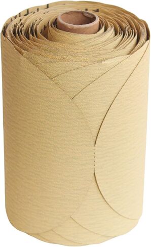 100 PCS 6 Inch PSA Sanding Discs 320 Grit Adhesive Backed Sandpaper Roll Sticky-Back Sandpaper for DA Sander Self Stick Aluminum Oxide Round Automotive Sandpaper with Sticky Back in Kuwait
