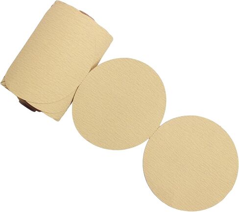 100 PCS 6 Inch PSA Sanding Discs 320 Grit Adhesive Backed Sandpaper Roll Sticky-Back Sandpaper for DA Sander Self Stick Aluminum Oxide Round Automotive Sandpaper with Sticky Back in Kuwait