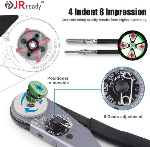 JRready 25Pcs ST2173 Deutsch Connectors Tool Kit, ACT-HDT Crimp Tool for Deutsch Size 12#16#20# Solid Contact Connectors with Deutsch Pin Removal Tools Kit for 4#8#12#16#20# Contacts in Kuwait