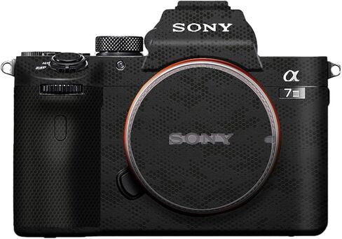 Camera Body Skin Decal for A7III- 3M Vinyl Wrap Sticker,Scratch Resistant,Removable Film Protector,Precision Fit(Snake Scale Black) in Saudi Arabia