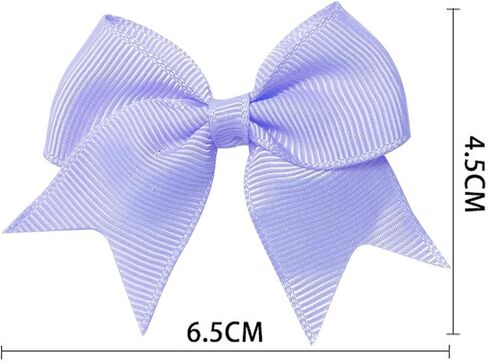 Baby Toddler Hair Bow Hair Clip Alligator Grosgrain Ribbon Red Bow Hair Clip for Little Girls Infant Kids 2 Pack ZFJ53 (Light Blue) in Kuwait