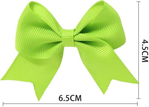 Baby Toddler Hair Bow Hair Clip Alligator Grosgrain Ribbon Red Bow Hair Clip for Little Girls Infant Kids 2 Pack ZFJ53 (Light Blue) in Kuwait