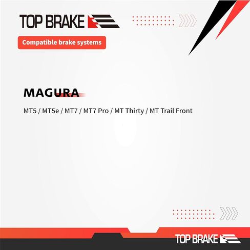 وسادات فرامل قرص الفرامل العلوية لـ MAGURA MT5/ MT7/ MT5E/MT7 PRO/MT Trail Front (دبوس متضمن) in Kuwait