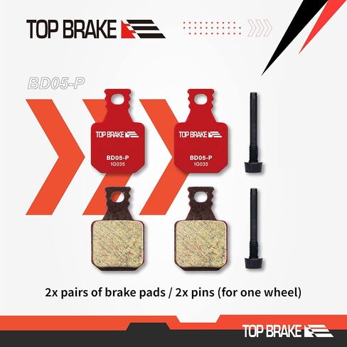 وسادات فرامل قرص الفرامل العلوية لـ MAGURA MT5/ MT7/ MT5E/MT7 PRO/MT Trail Front (دبوس متضمن) in Kuwait