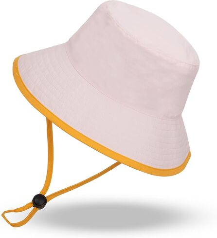 Baby Sun Hat Toddler Bucket Hat Kids Sun Protection Wide Brim Summer Beach Hat For Boys Girls (لمدة 2-4 سنوات) in Saudi Arabia