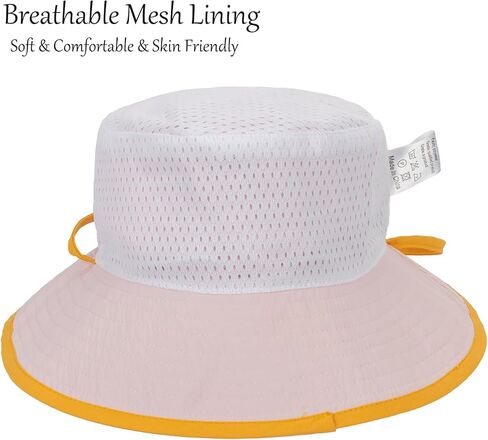 Baby Sun Hat Toddler Bucket Hat Kids Sun Protection Wide Brim Summer Beach Hat For Boys Girls (لمدة 2-4 سنوات) in Saudi Arabia