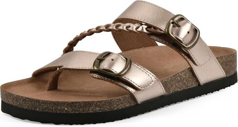 WHITE MOUNTAIN Women's Hammy Braided Signature Comfort-Molded Footbed Sandal in Saudi Arabia