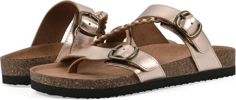 WHITE MOUNTAIN Women's Hammy Braided Signature Comfort-Molded Footbed Sandal in Saudi Arabia