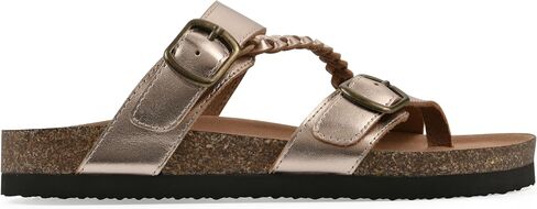 WHITE MOUNTAIN Women's Hammy Braided Signature Comfort-Molded Footbed Sandal in Saudi Arabia